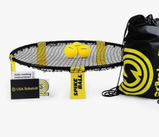 Spikeball 3 Ball Original Roundnet Game Set - Includes 3 Balls, net and Bag