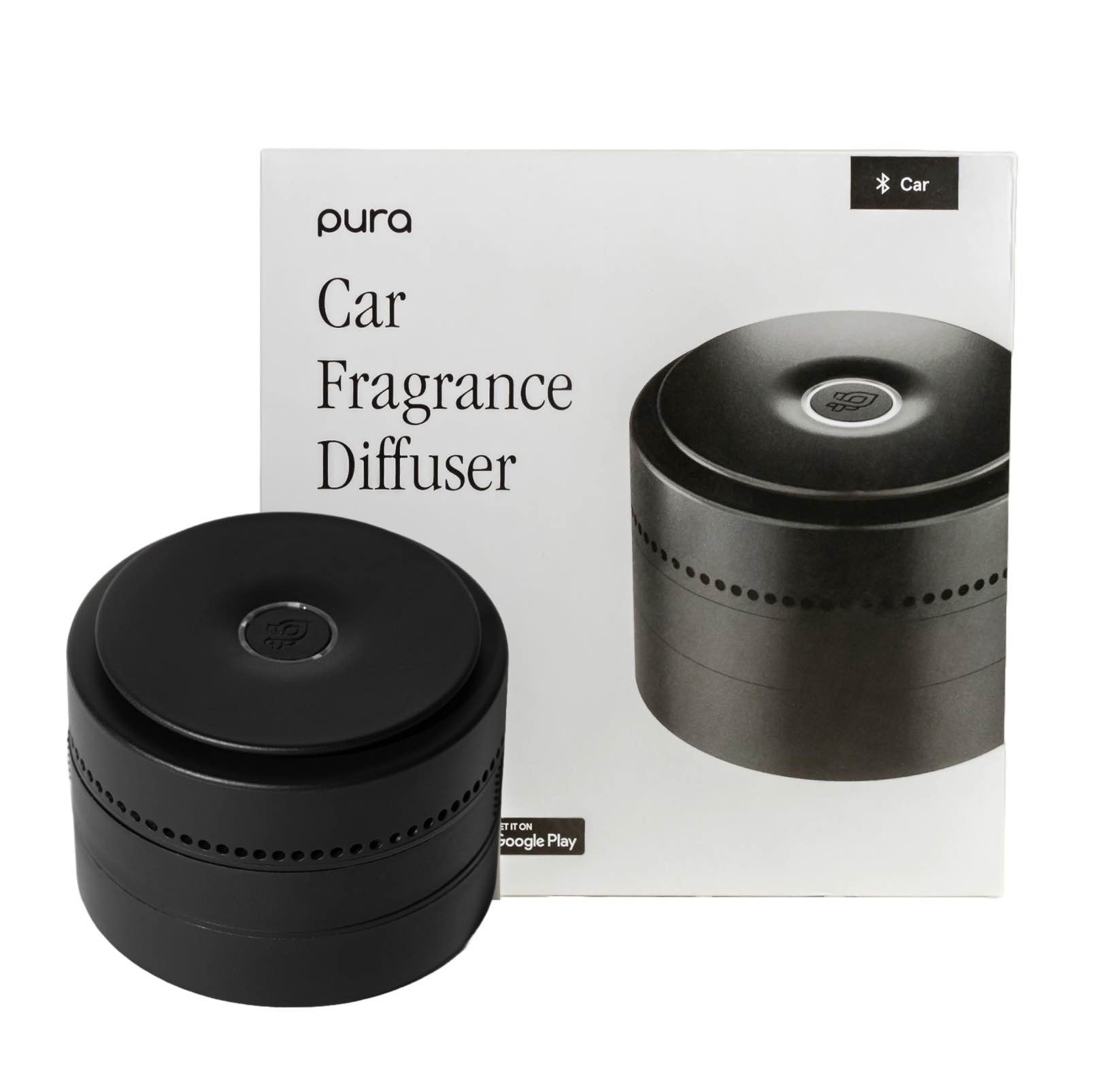 Pura Car Diffuser - Smart Car Aroma Diffuser for Luxury Fragrances - Car Air Diffuser with USB-C Cable - Auto Start & Start - Adjustable Fragrance Intensity - Fragrances Sold Separately