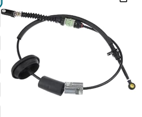 Hihaha NO.5273214AG/5273214AD/5273214AE / Outer/Automatic Transmission Gearshift Control Cable for Chrysler 200 2011-2014 for Dodge Avenger 2008-2014 / Durable/Plastic / 1 Set/Black