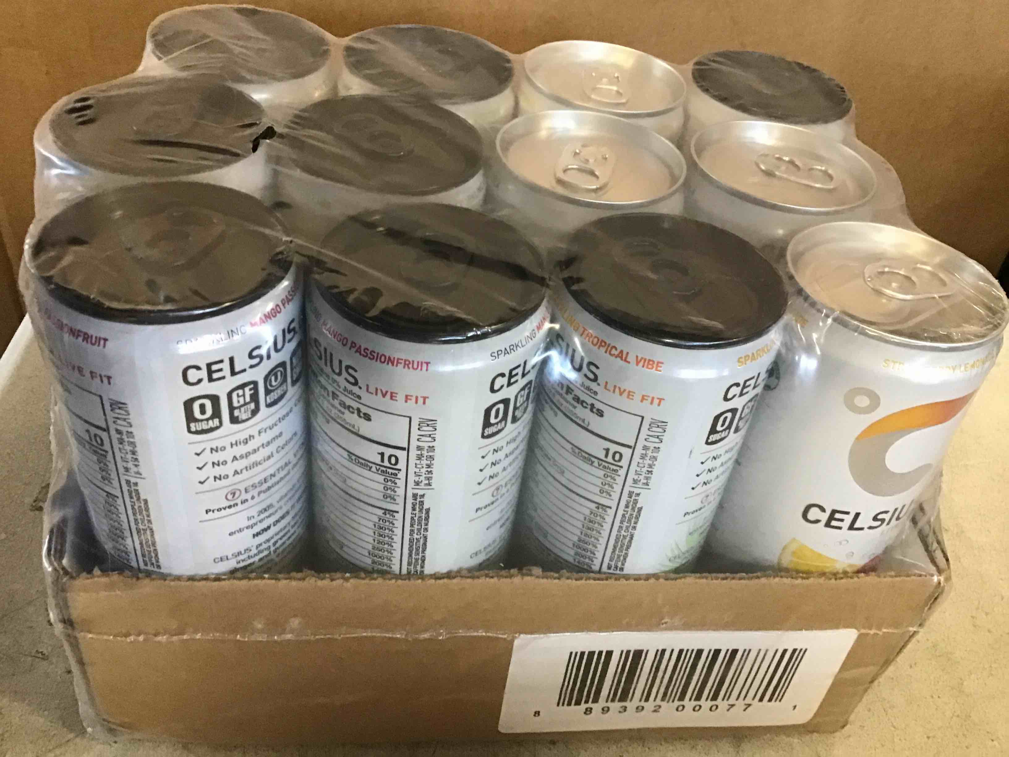 CELSIUS Essential Energy Drink  12 Fl Oz  Official Variety Pack (Pack of 12) *Flavors May Vary( Exp/ 11/24) 