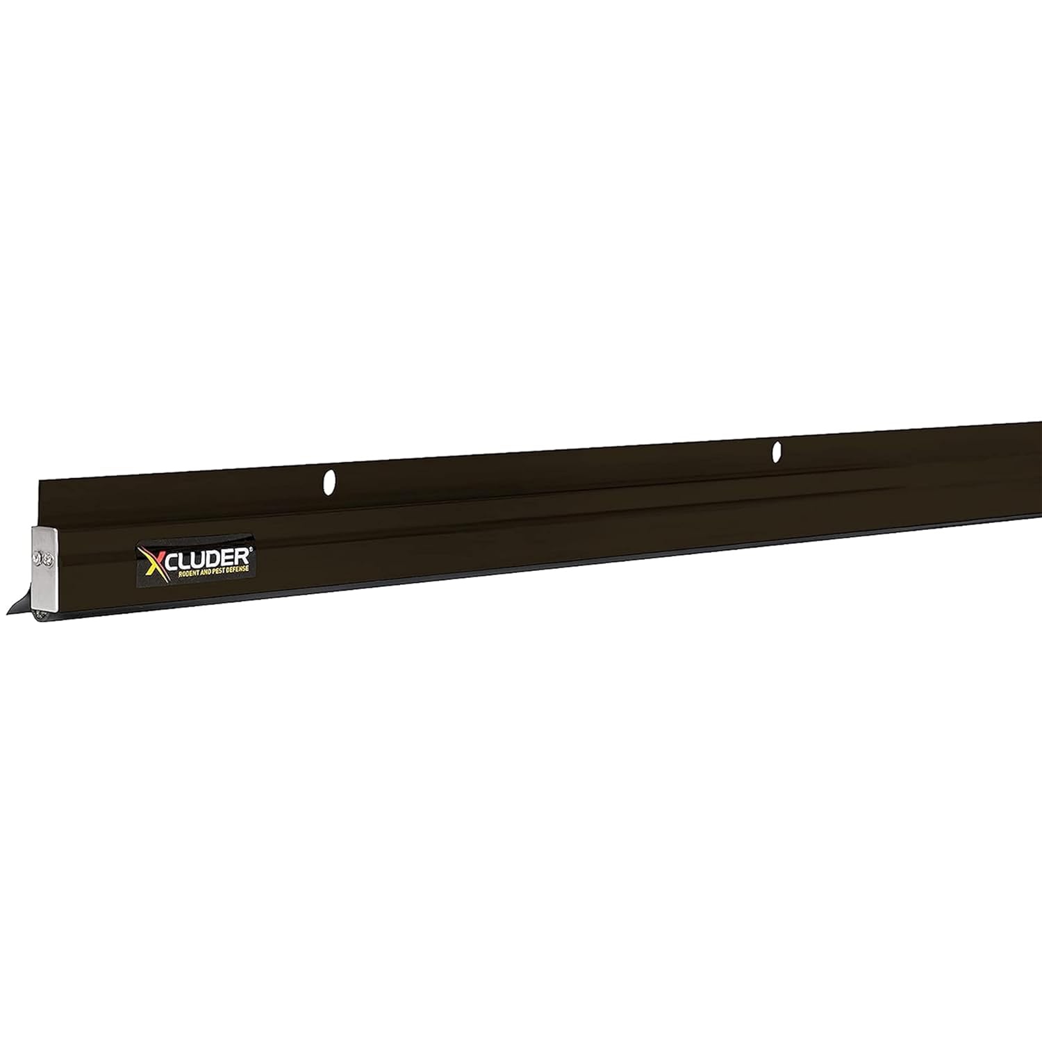(similar) Xcluder 36 in. Low-Profile Door Sweep, Dark Bronze, Seals Out Rodents & Pests, Enhanced Weather Sealing, Easy to Install; Door Seal Rodent Guard; Rodent Proof Door Sweep