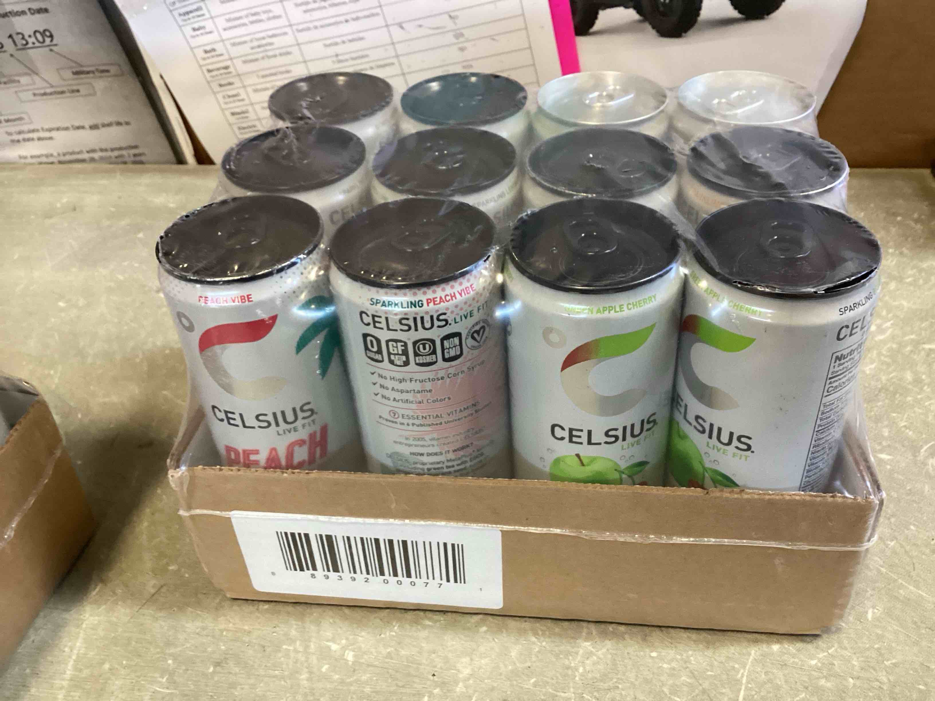 ( EXP 11/ 2024 )  CELSIUS Essential Energy Drink  12 Fl Oz  Official Variety Pack (Pack of 12) *Flavors May Vary