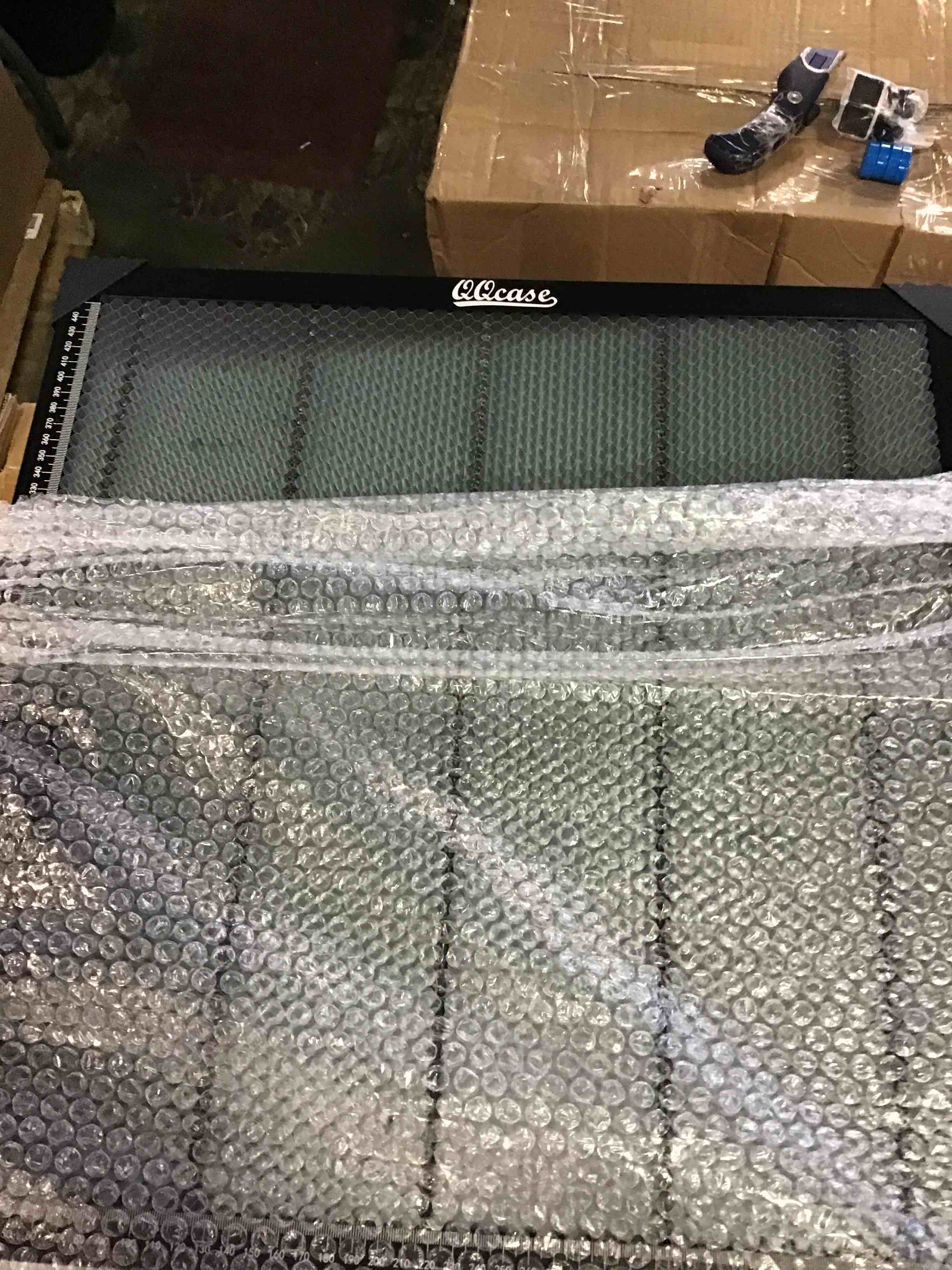 QQCASE Honeycomb Working Table,Steel Honeycomb Laser Bed for CO2 or Diode Laser Engraver/Cutting Machine,Honeycomb Working Panel for Desktop Protection and Fast Heat Dissipation,19.68x 19.68x0.87 in