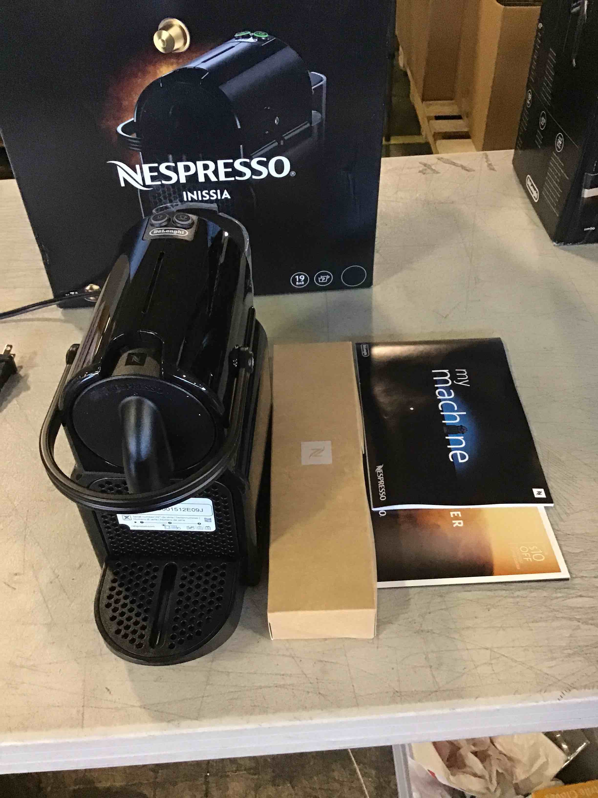 Nespresso Inissia Espresso Machine by De'Longhi,24 oz, Black