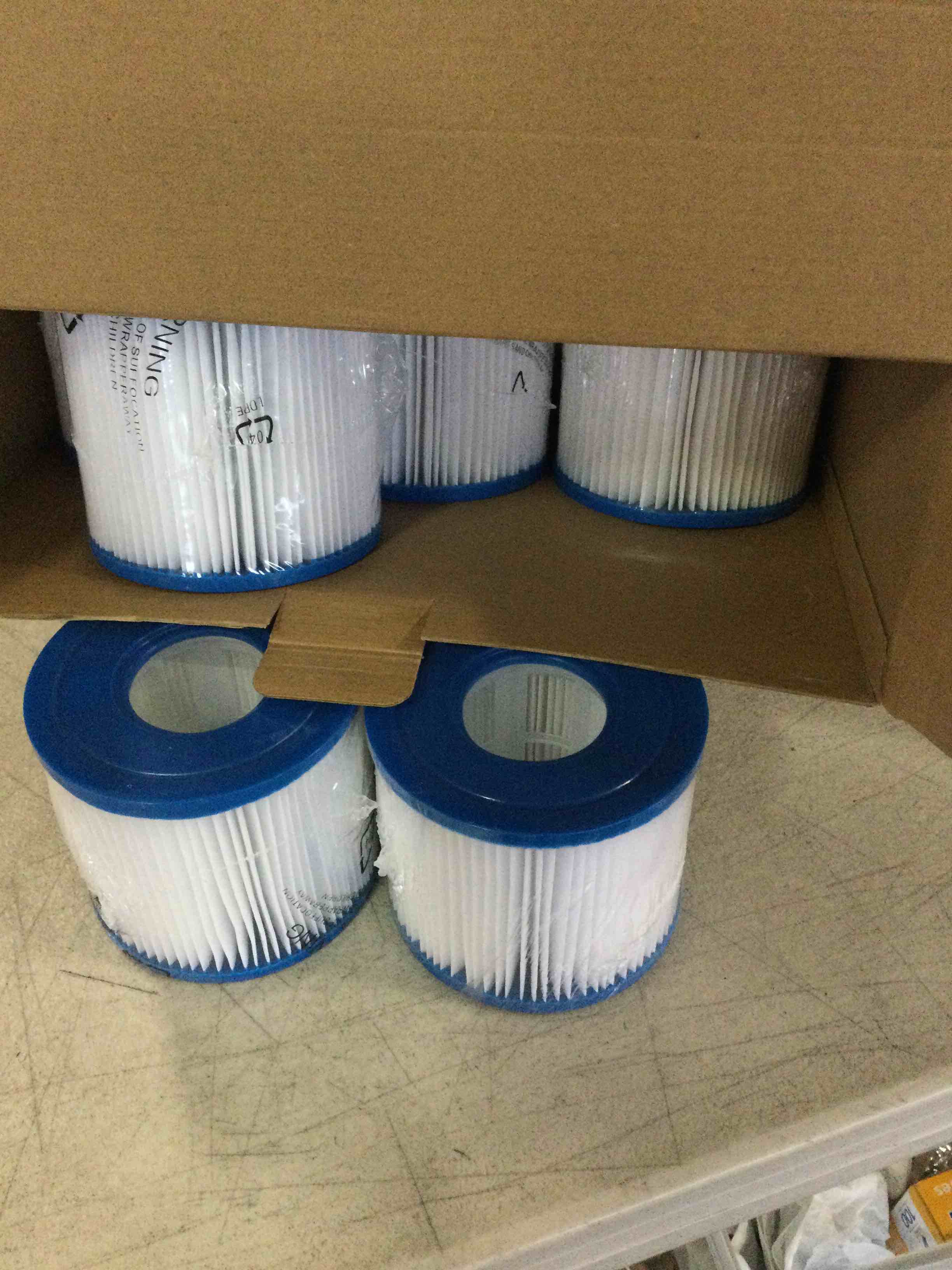 Type D Pool Filter Cartridge Compatible with Summer Waves 350, 400, 600 Pool Filter Type D, Intex, rx600, Summer Waves P57100102, P57000104, Size D Replacement (12 Pack)