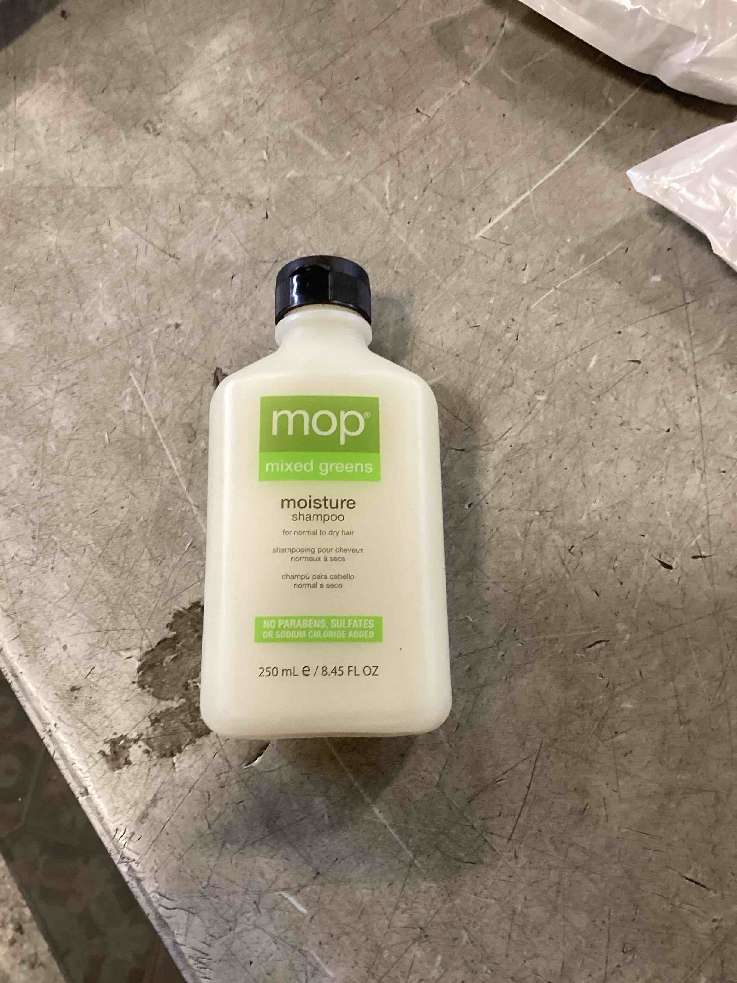 MOP - Mixed Greens Moisture Shampoo for Normal to Dry Hair - Fresh, 8.45 fl oz 8.45 Fl Oz (Pack of 1) New - Paraben & Sulfate Free Version