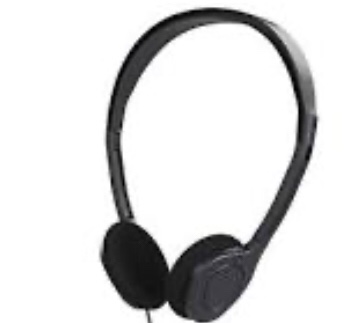 Hoteam 1Pack School Headphones Bulk Adjustable Headphones Wired Pack Black Over The Head Earphones with 3.5 mm Plug for Student School Library Museums Children Teen Boys Girls Adults (Black)