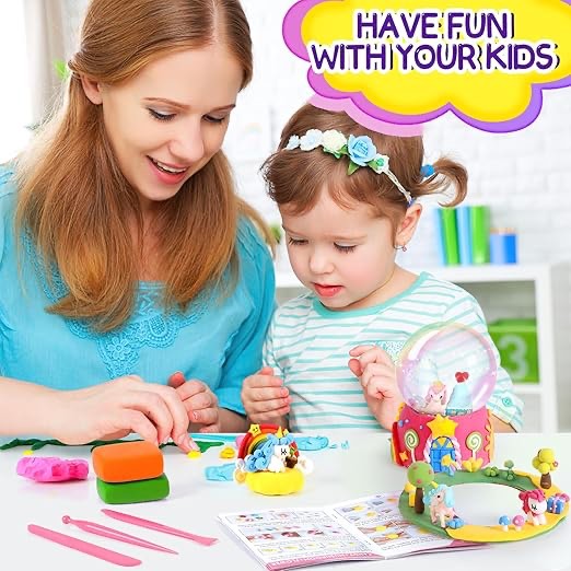 Rainbow Braid,  clay kit includes 24 vibrant clay colors, step-by-step instruction booklet for children to help create and inspire adorable creations,3 clay cutting tools to help sculpt creations,12 fruit and animal moulds to create perfect shapes,24 vibrant colors in pack 