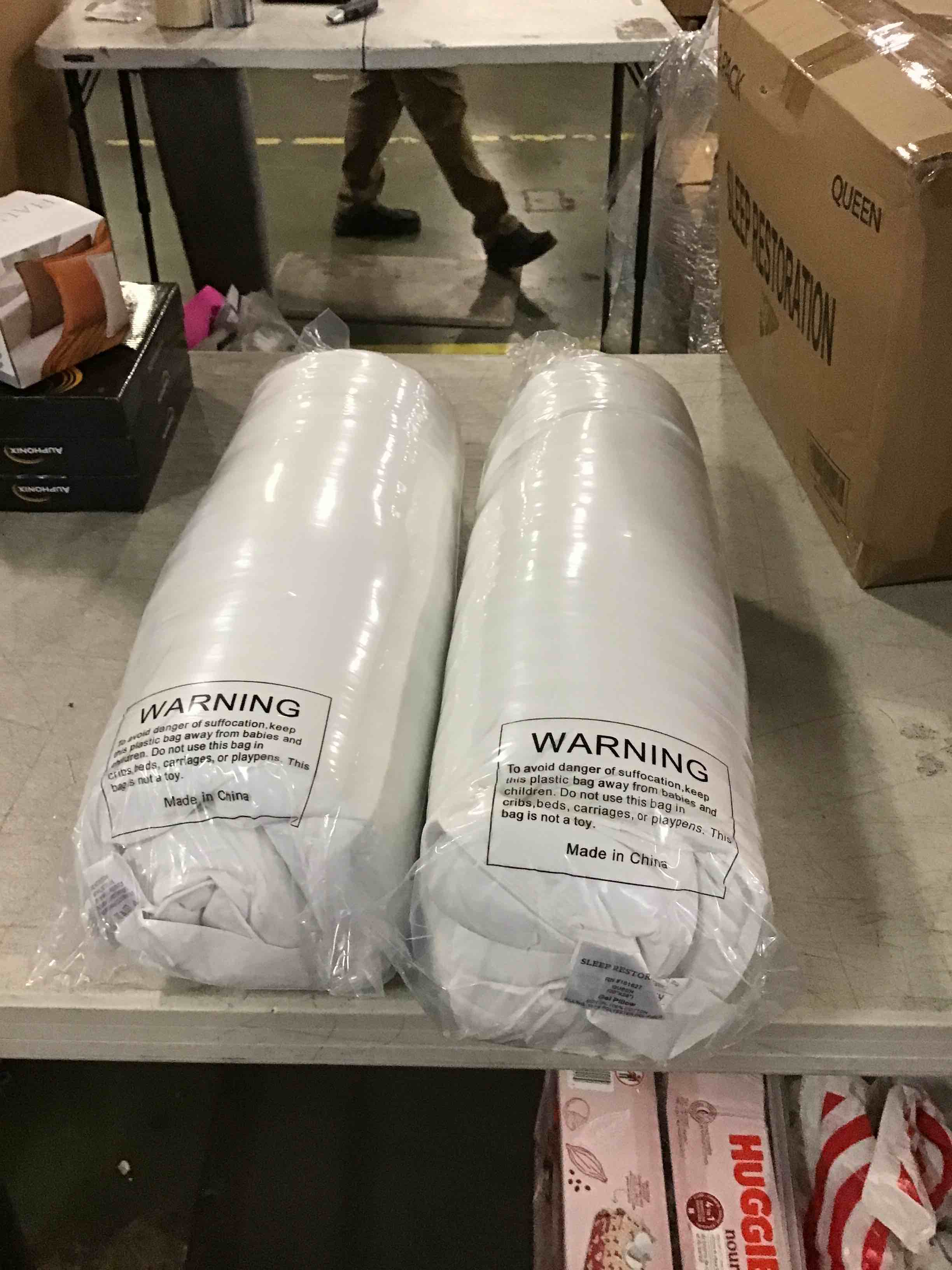 Sleep Restoration Gel Pillow - (2 Pack Queen) Best Hotel Quality Comfortable and Plush Cooling Gel Fiber Filled Pillow