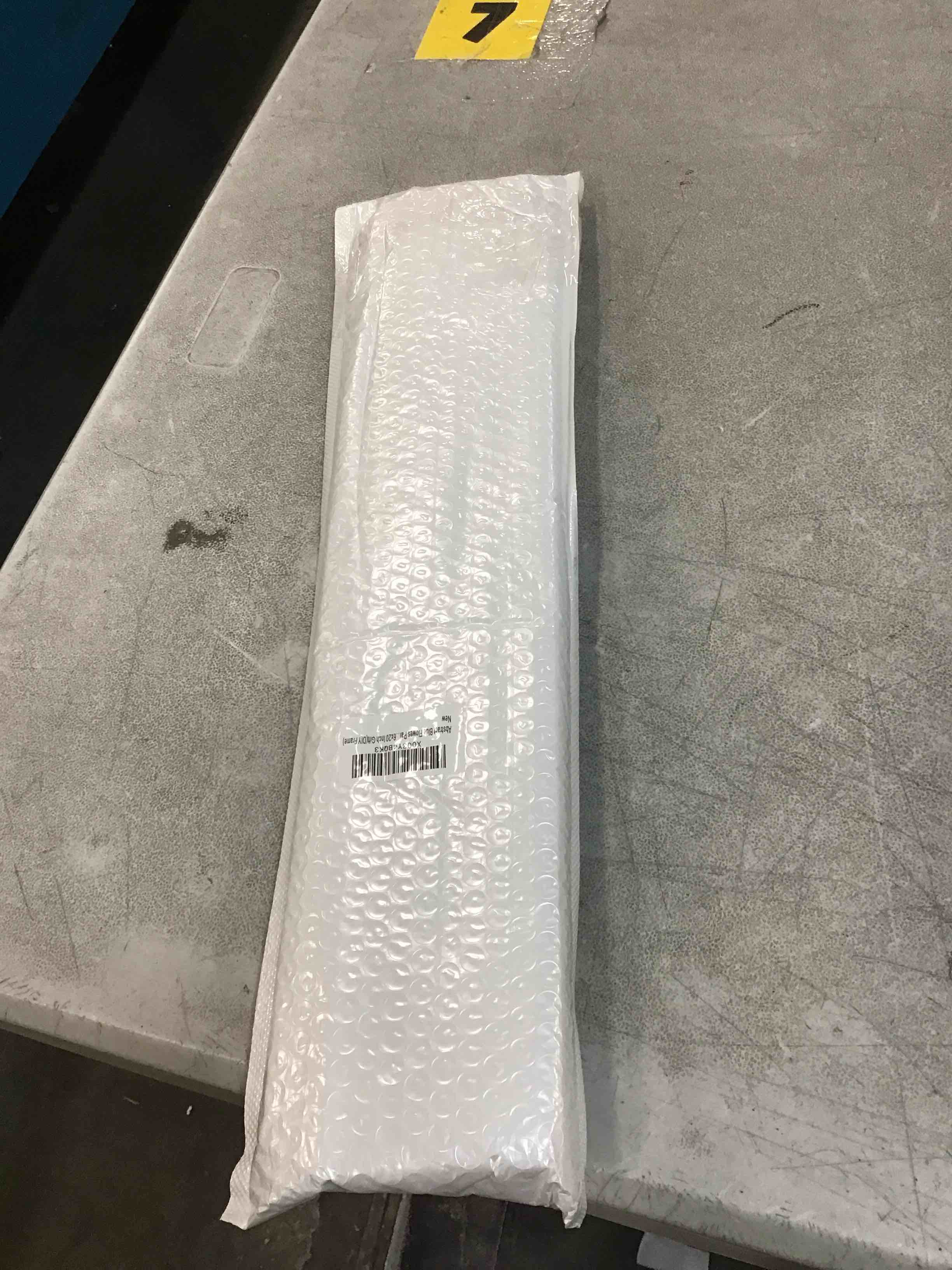 Abstract Blue Flowes Paint by Number Wildflowes Field DIY Acrylic Paintwork Kit for Kids Adults Beginner Gardern Floral DIY Canvas Painting by Numbers Painting Arts Craft 16x20 Inch Gift(DIY Frame) 16''Wx20'H(DIY Frame) Artwork-08