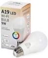 LED Multi Color Smart Bulb - Alexa Certified Standard Universal A19 E26 Dimmable Color Adjustable Lightbulb WiFi Enabled No Hub Required 3000K White