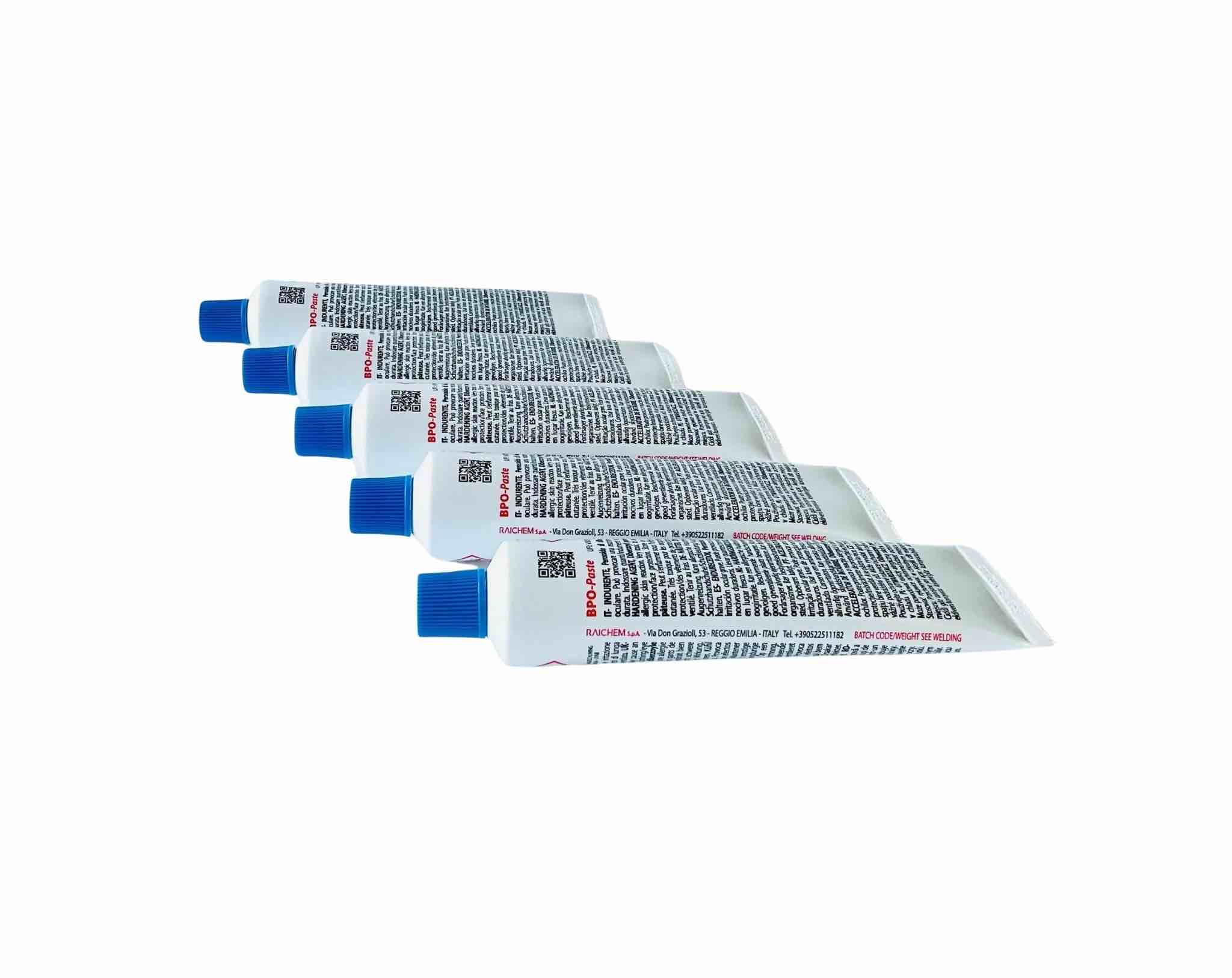 4x 80g tube BPO-Paste Blue Cream Hardener for Body Filler (as 3M) REPAIR PUTTY