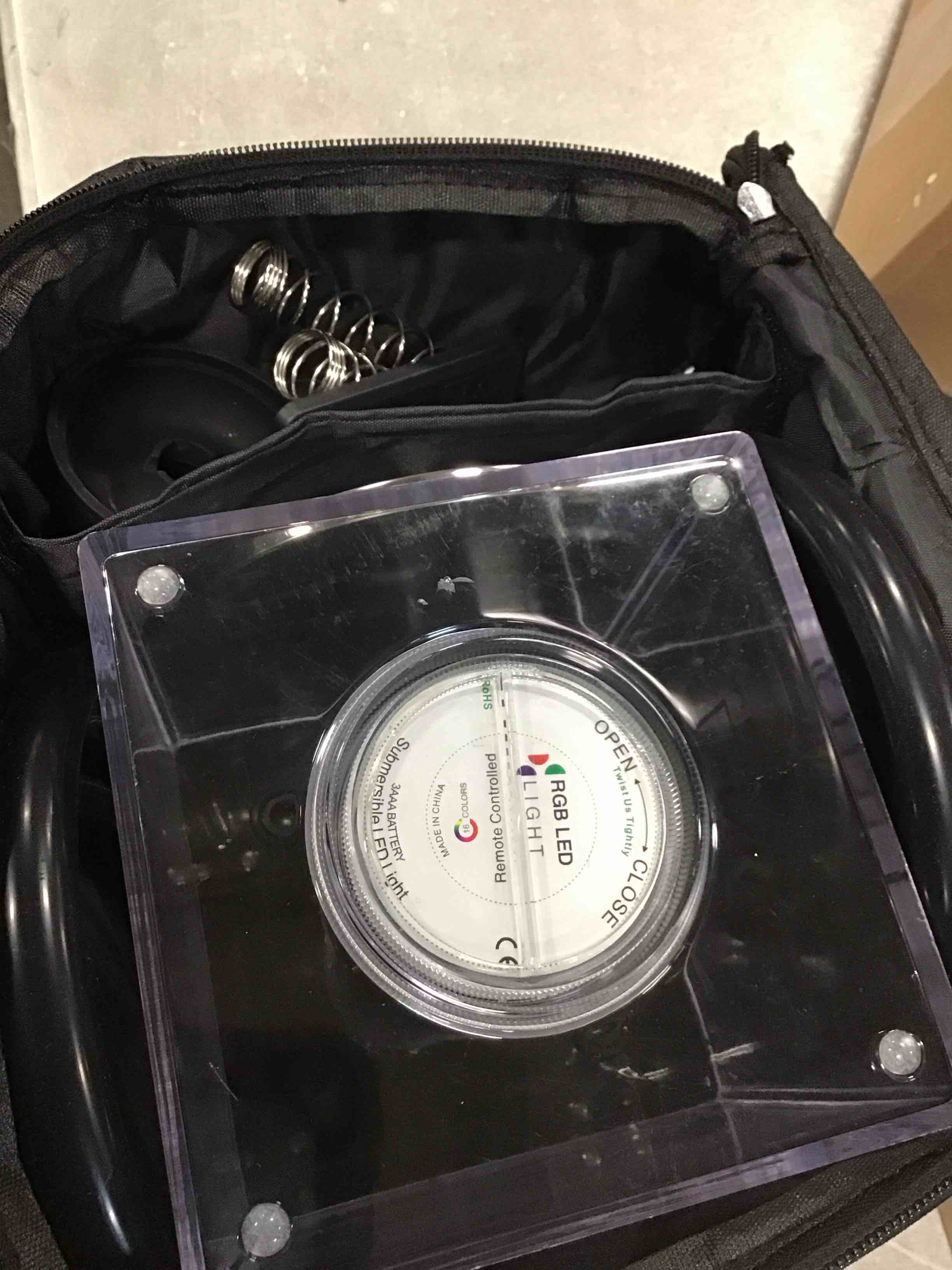 2 Hose Hookah Set with Travel Case - YADO Square Hookah To Go - Cube Acrylic Hookah with Big Silicone Bowl for Smoking Coal Tongs Amazing Led Light Remote for Better Shisha Narguile Smoking