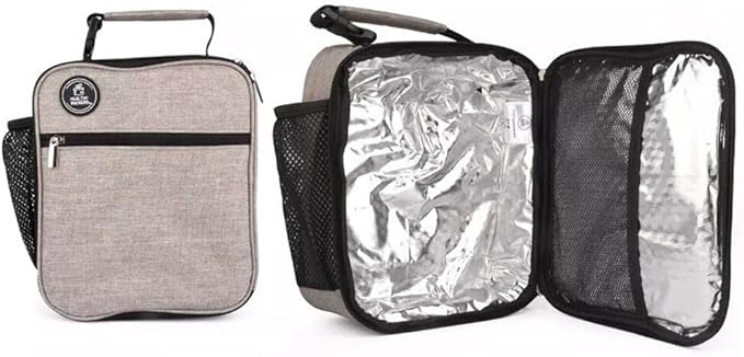 Healthy Packers Lunch Bag Insulated for Men and Women Adults (( Brown )) 