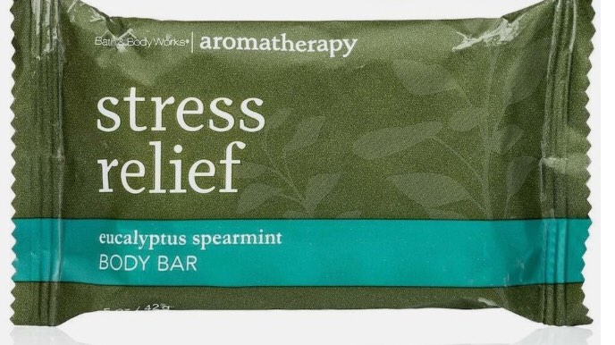 Bath and Body Works Stress Relief Eucalyptus Body Bar 1.5oz Set of 10 New