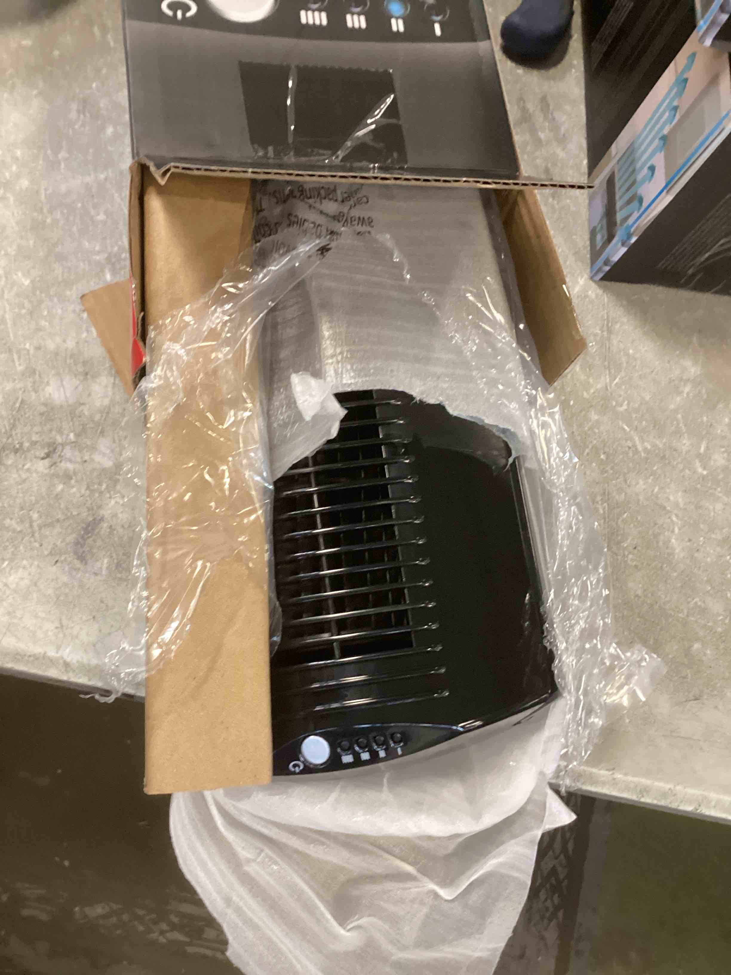 Vornado Duo Small Room Tower Air Circulator Fan, Black, 14 In.
