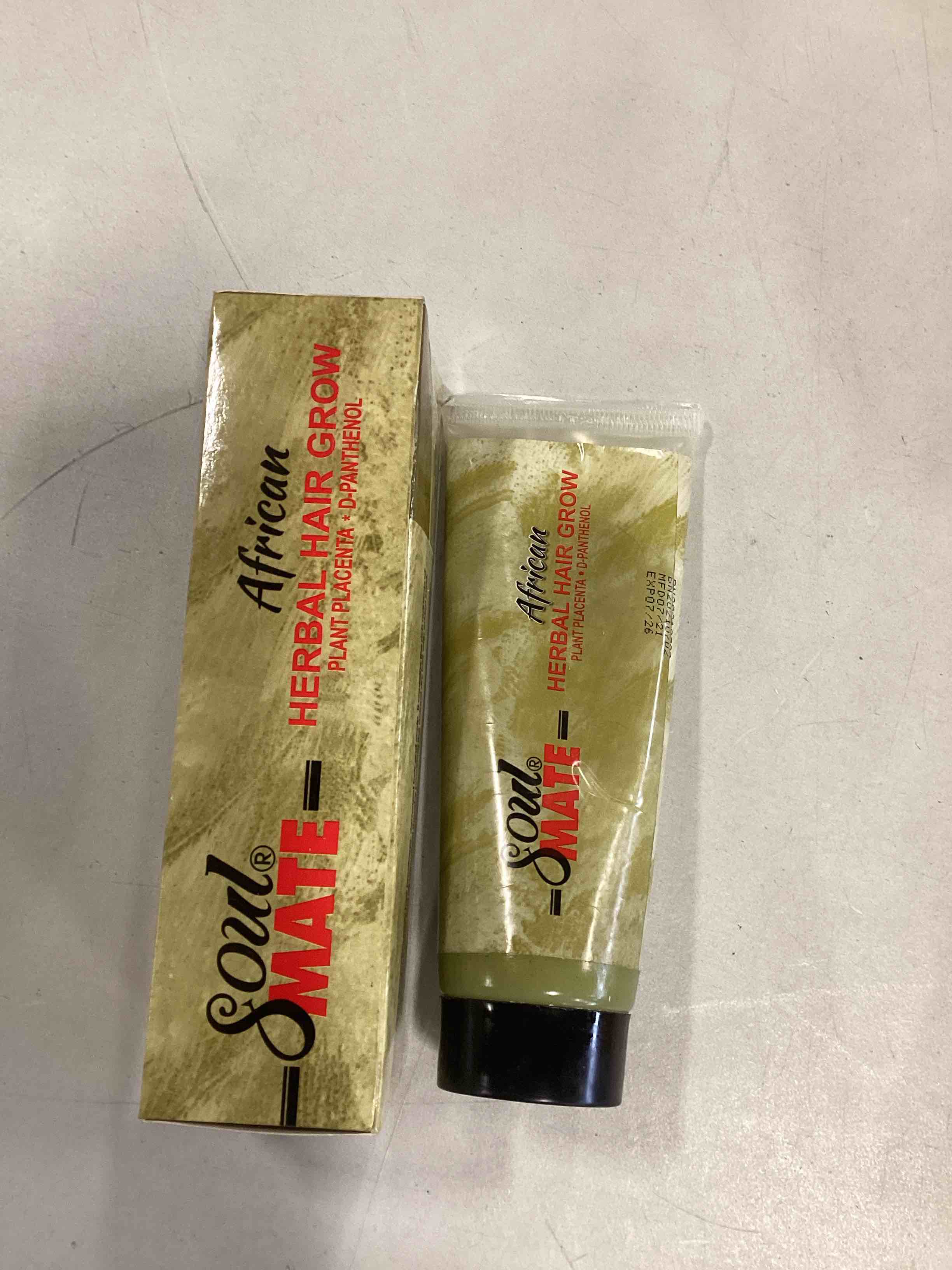 Soulmate African Herbal Hair Grow Cream 200g | Moisturizing Cream with Jojoba Oil for Smooth & Shiny Hair