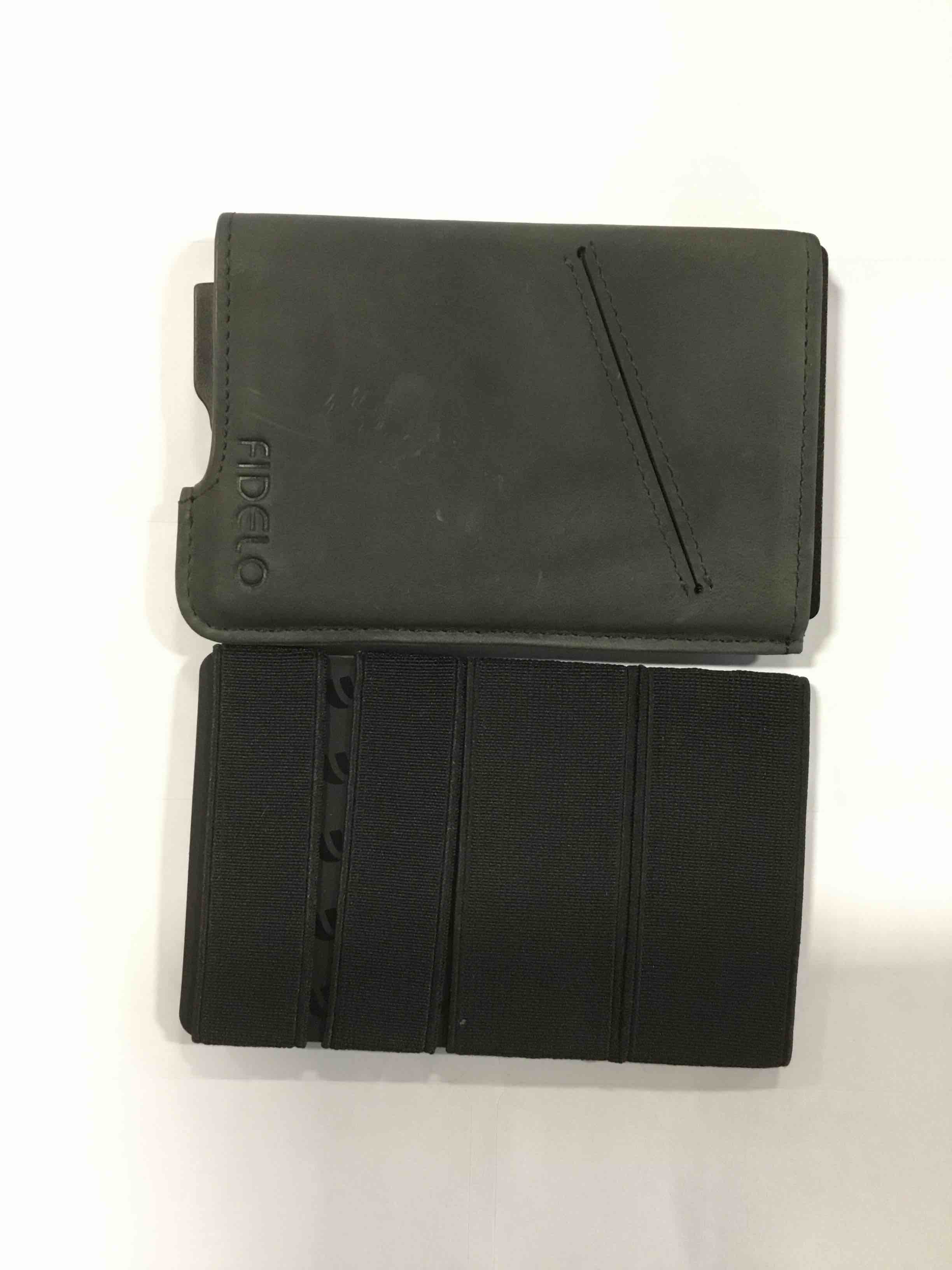Fidelo Minimalist Wallet for Men  Slim Credit Card Holder Money Clip  RFID 