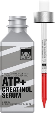 (Exp:11-2026) MMUSA ATP+ Creatine Serum Muscle Fuel - Fast + Clean, Pre-Workout Muscle Power. Sublingual Liquid Absorbs Instantly. Safely Supports Fast Muscle Growth; Extends Endurance. No Loading or Weight Gain.