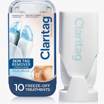 Claritag Advanced Skin Tag Remover  FDA-Cleared Skin Tag Removal in 1 Treatment Cycle  Freeze-Off Kit  Easy at Home Use  Up to 10 Treatments