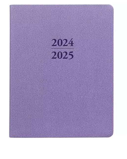  Large Lavender 18-Month Planner, Flexibound
