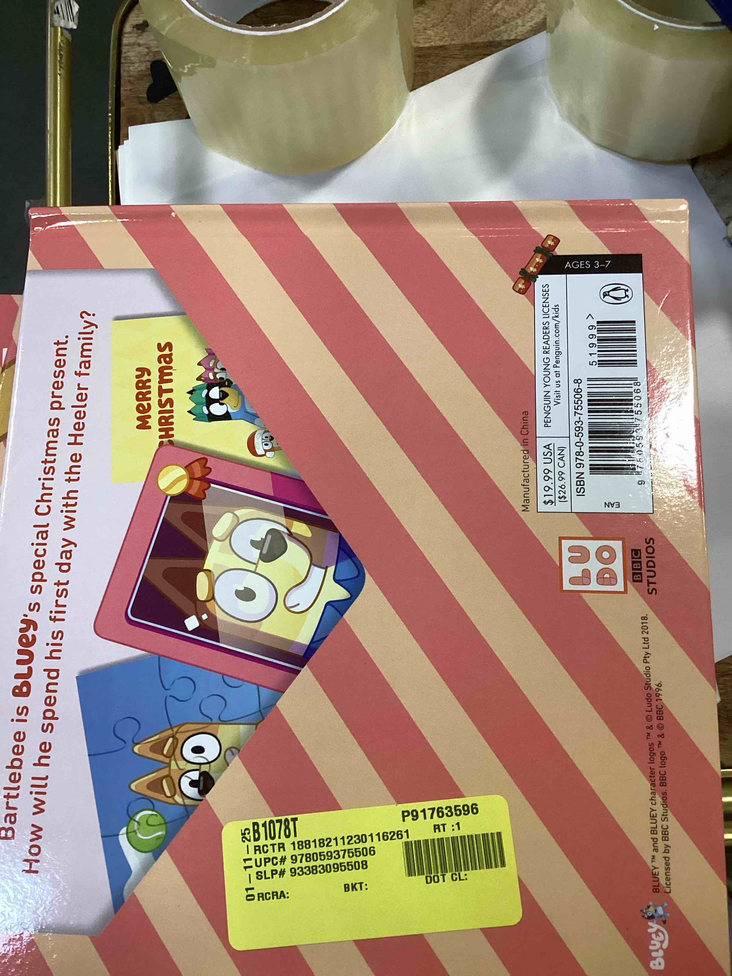 Bluey: Bartlebee's First Christmas, Hardcover