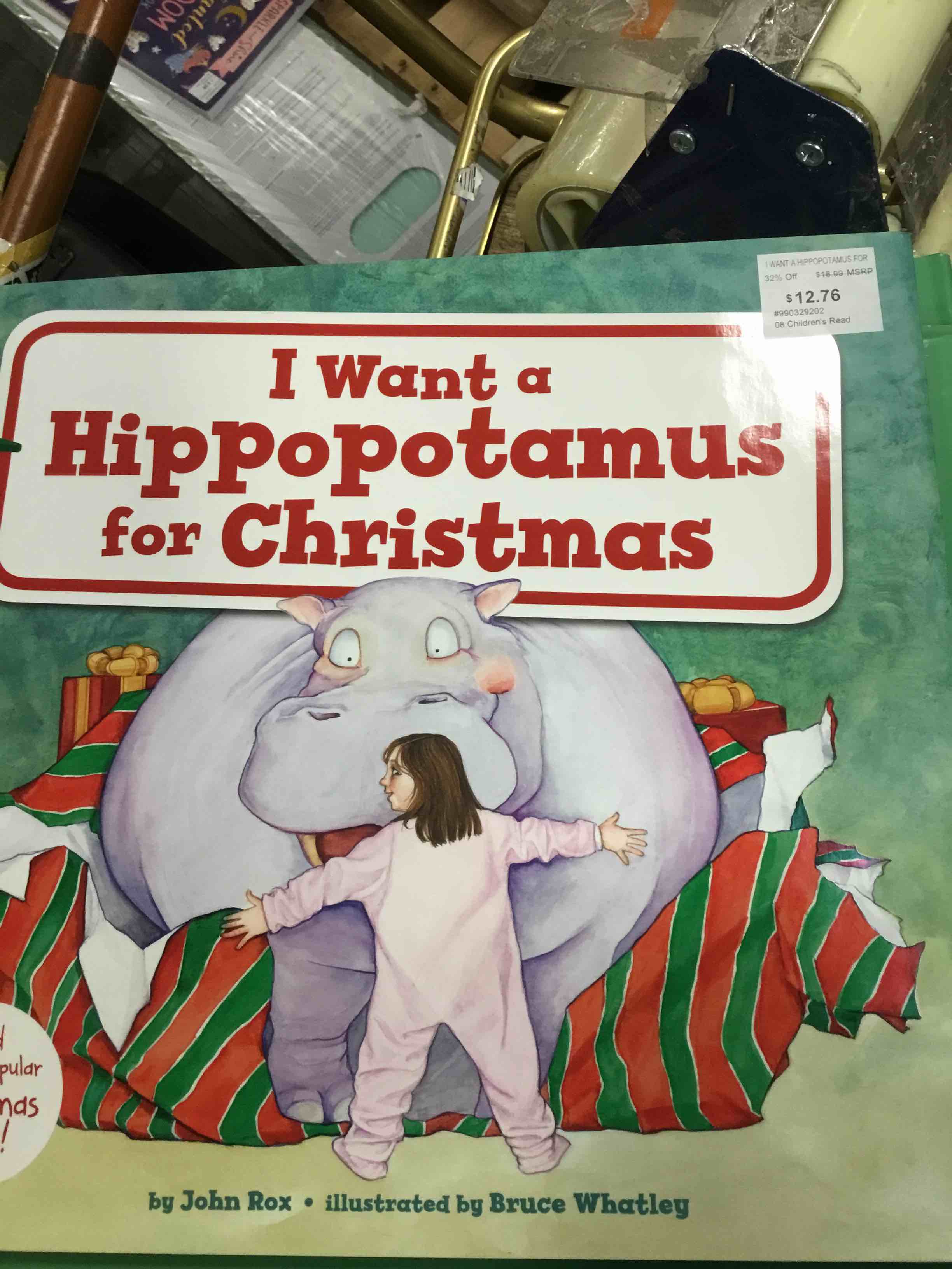i want a hippopotamus for christmas: a christmas holiday book for kids