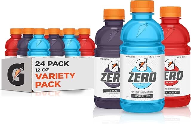 ( Best by 01/14/2025) Gatorade Zero, Variety Pack 2.0, 12 Fl Oz (Pack of 24)