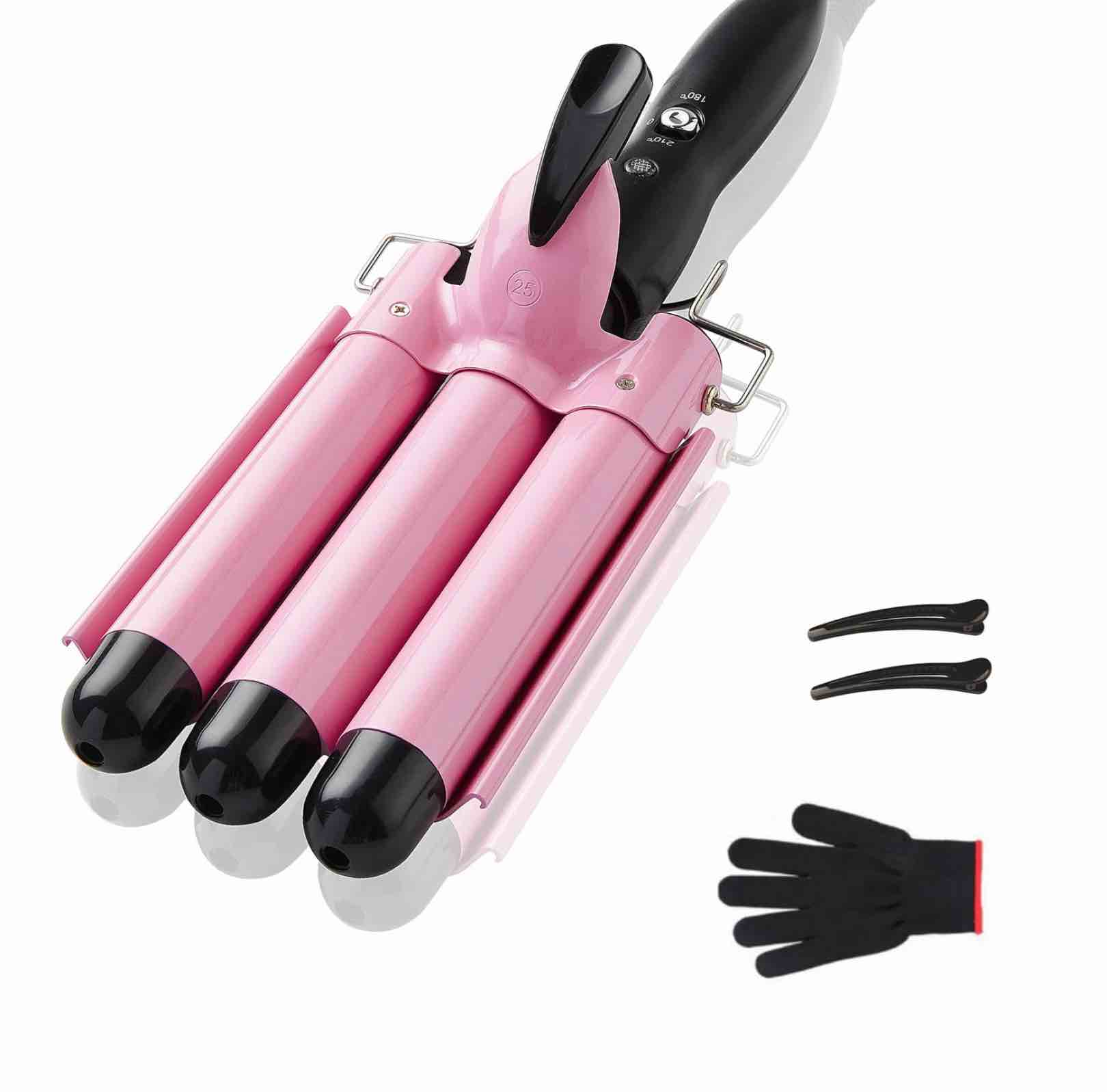 Jessie James Decker 3 Barrel Curling Iron Hair Crimper 
