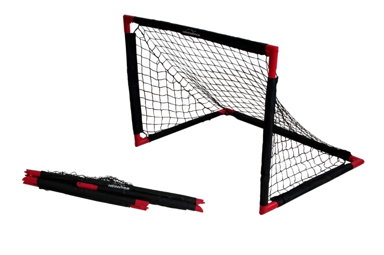 Foldable soccer goal - 90 x 60 cm - free ball by Netsportique