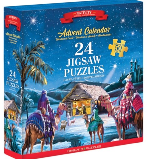 Eurographics Advent Calendar - Nativity  24 Surprise Jigsaw Puzzles