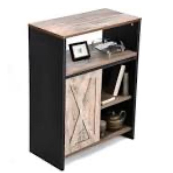 Prosumer's Choice Wood Coffee Cabinet Bar - Elegant Storage Solution for Coffee Lovers - Brown Cabinet for Kitchen Organization and Coffee Accessories - Kitchen Coffee Bar