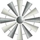 COLLECTIVE HOME - Monogram Metal Windmill, Galvanized Hanging Wall Decor, Farmhouse Wall Sculpture, 22 Inch Wall Art for Office Living Room Bedroom (letter K)
