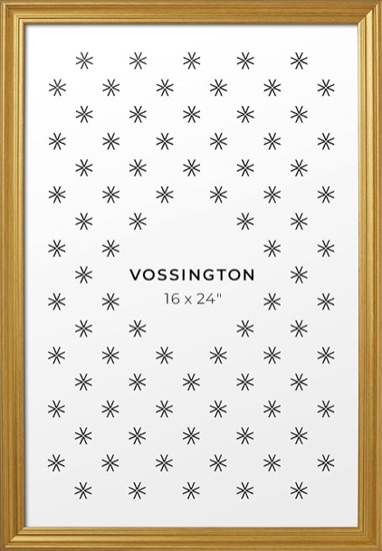 Decorative 16x24 Poster Frame - Gold Frame Color - Ornate & Vintage Frame Design - Fits 1 Picture, Art Print, or Poster (16 x 24 Inches