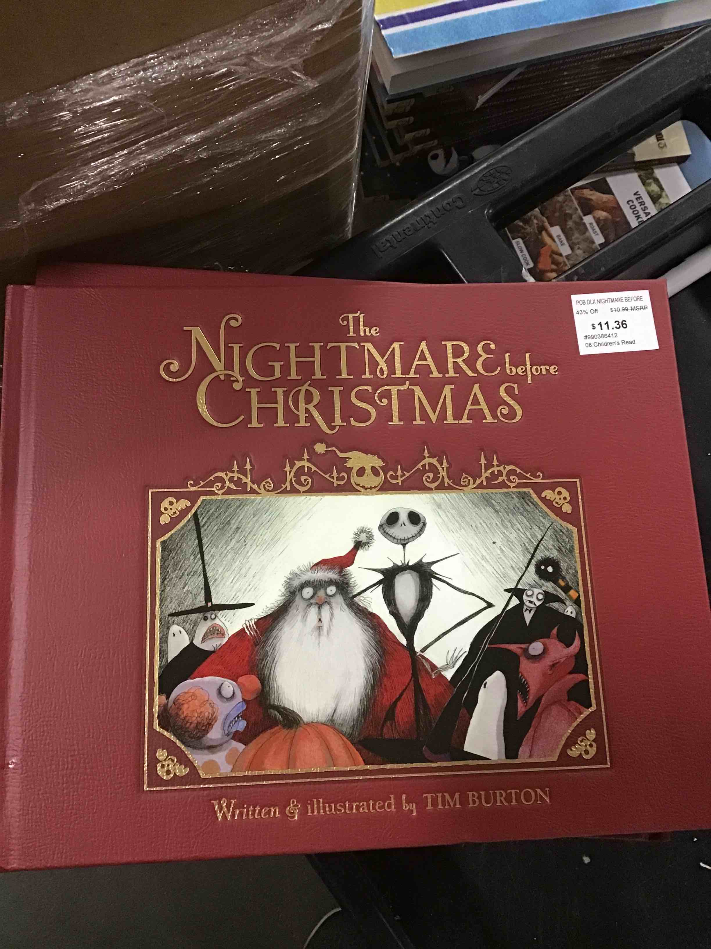 The Nightmare Before Christmas written & illustrted by Tim burton
