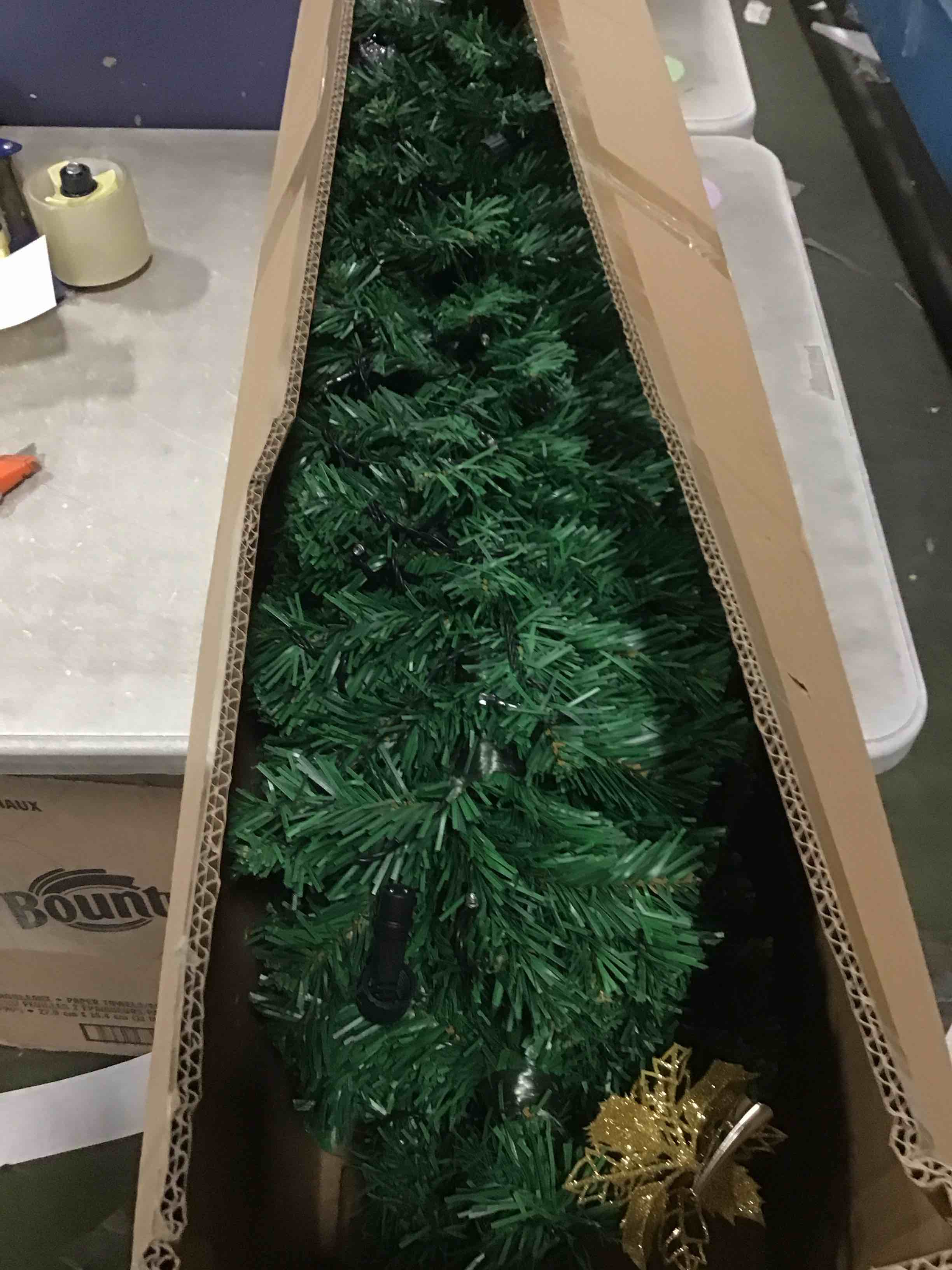 Joyhalo 6 FT Cactus Prelit Christmas Tree, Artificial Christmas Tree with 300 LED Lights, 50 Balls, 50 Flowers, Christmas Trees with 960 PVC Branch Tips, Indoor Xmas Tree