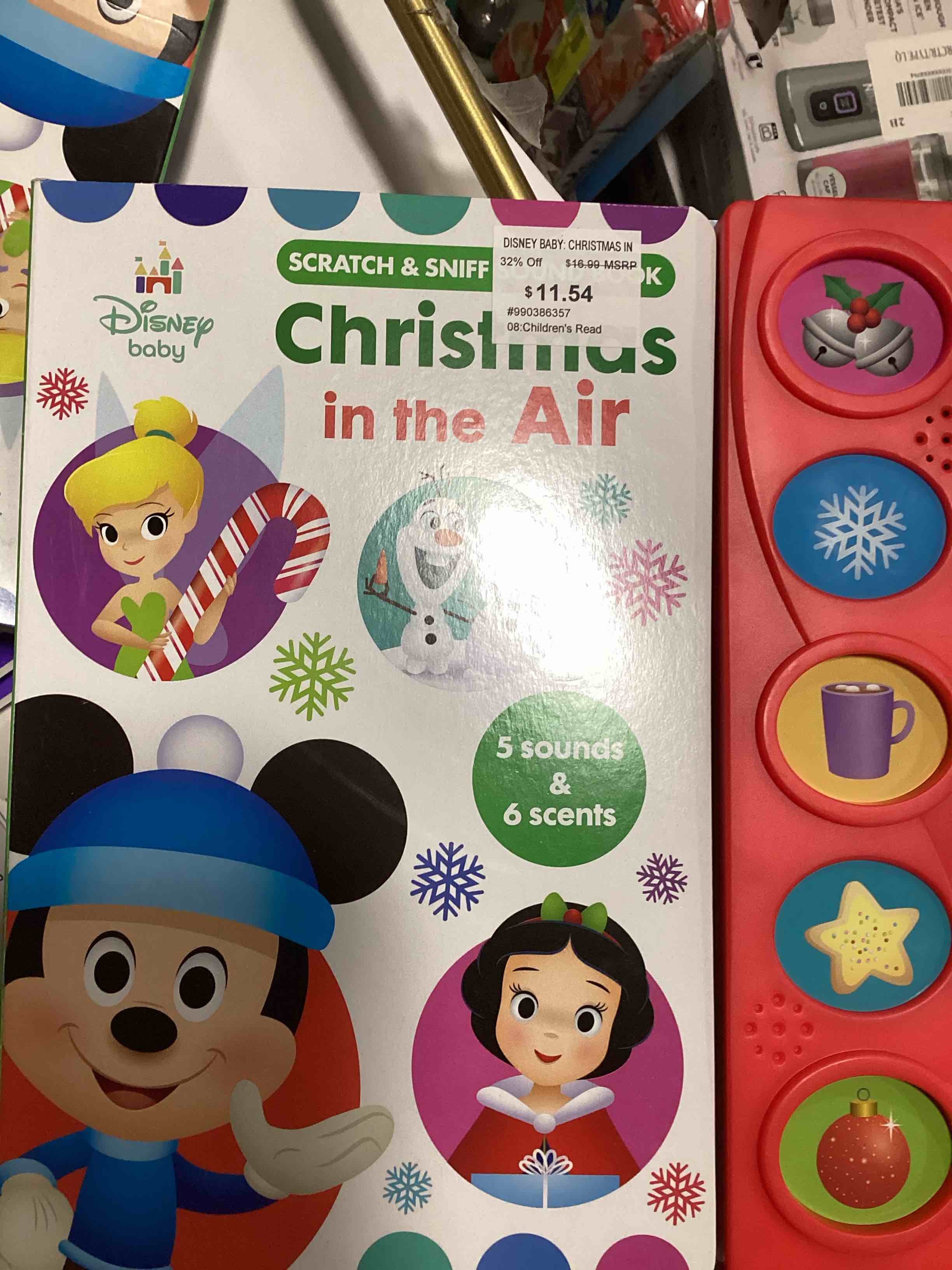 Disney Baby: Christmas in the Air, Sound Book