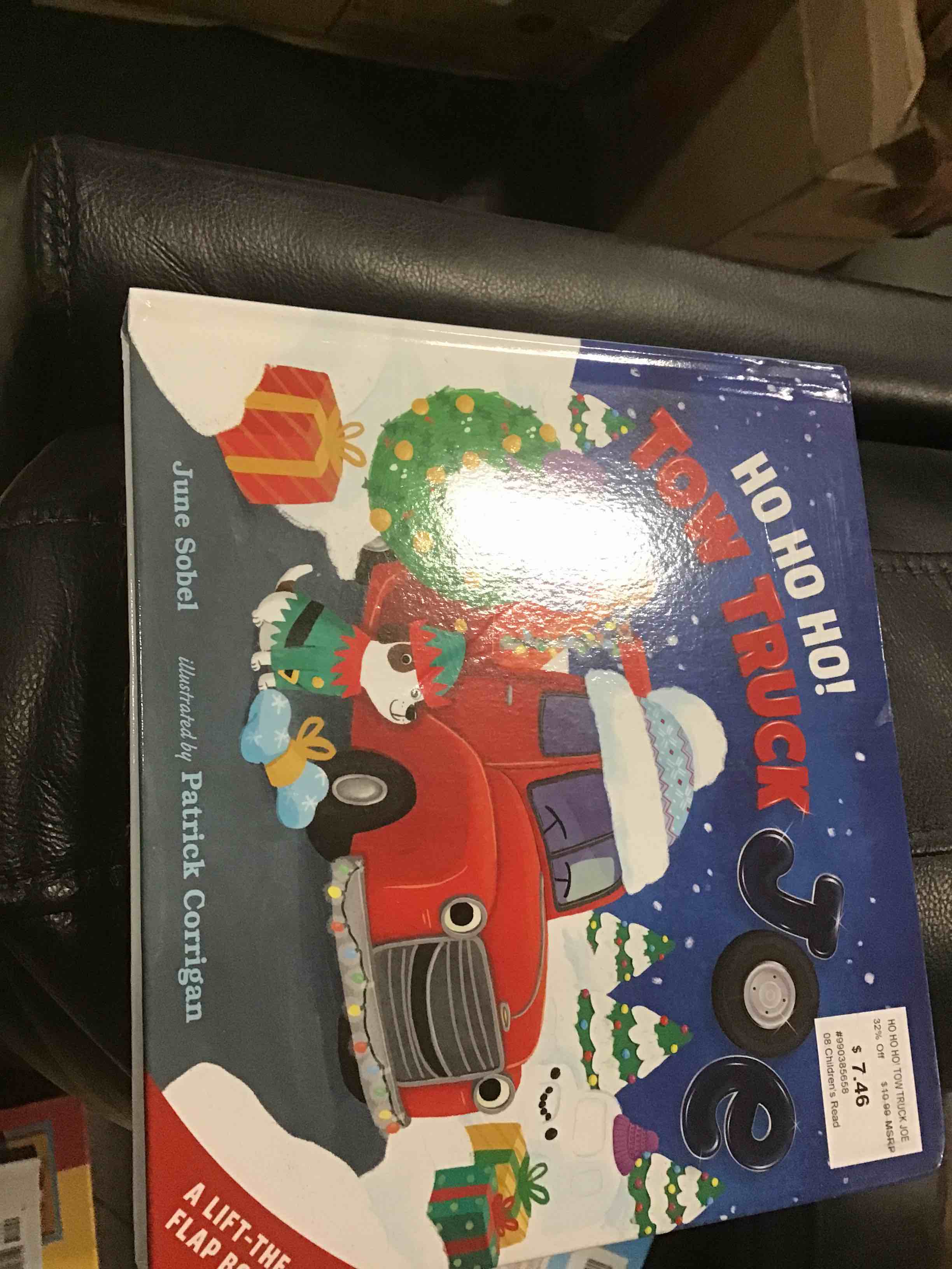 Ho Ho Ho! Tow Truck Joe Lift-The-Flap Board Book - by June Sobel (Paperback)