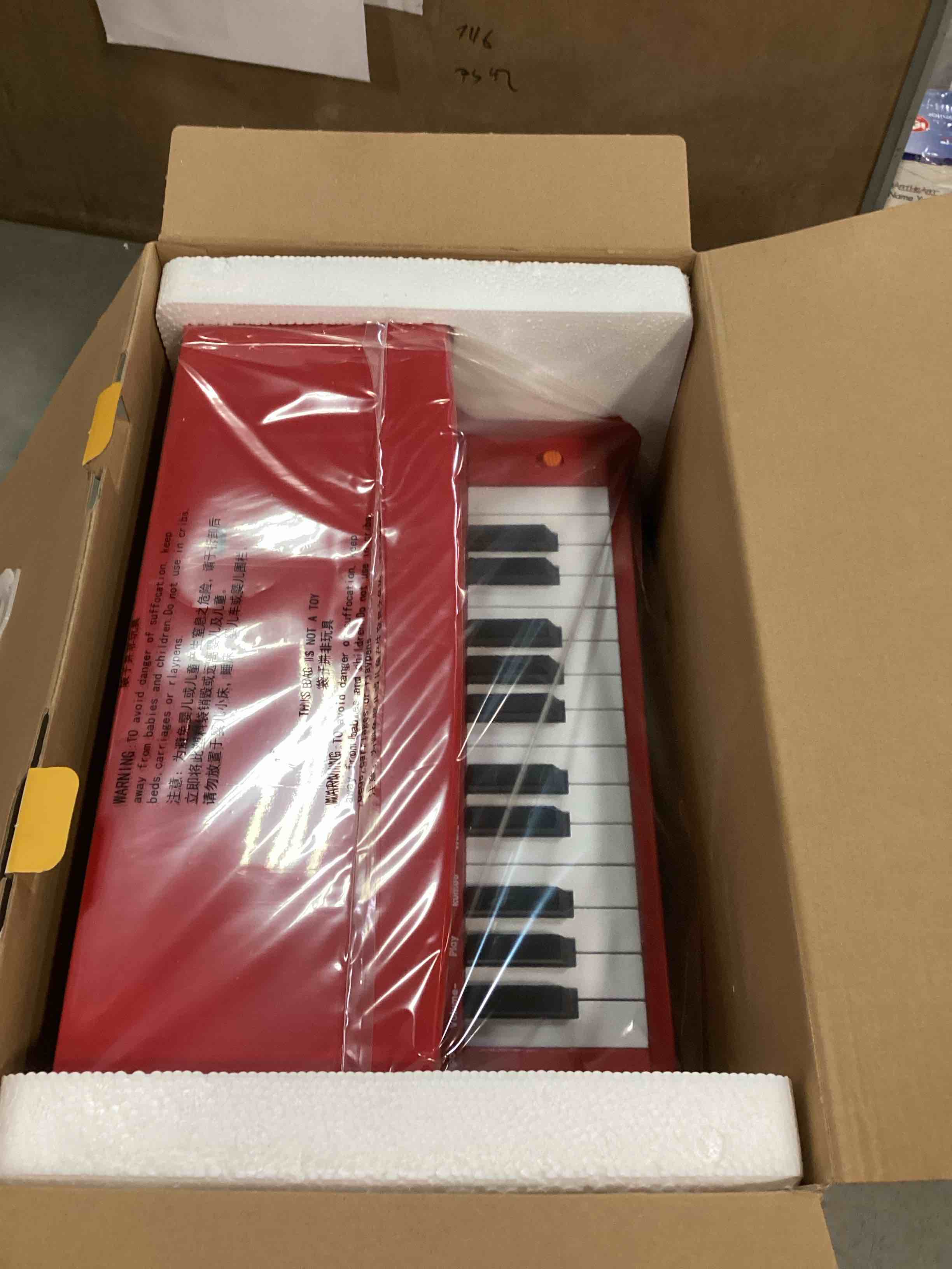 Kids Keyboard Piano for Kids - Upgraded Red Digital Musical Keyboard Piano Instrument Toys for 2 3 4 5 6 7 Years Old Beginners Educational Instruments Birthday Gift for Girls and Boys