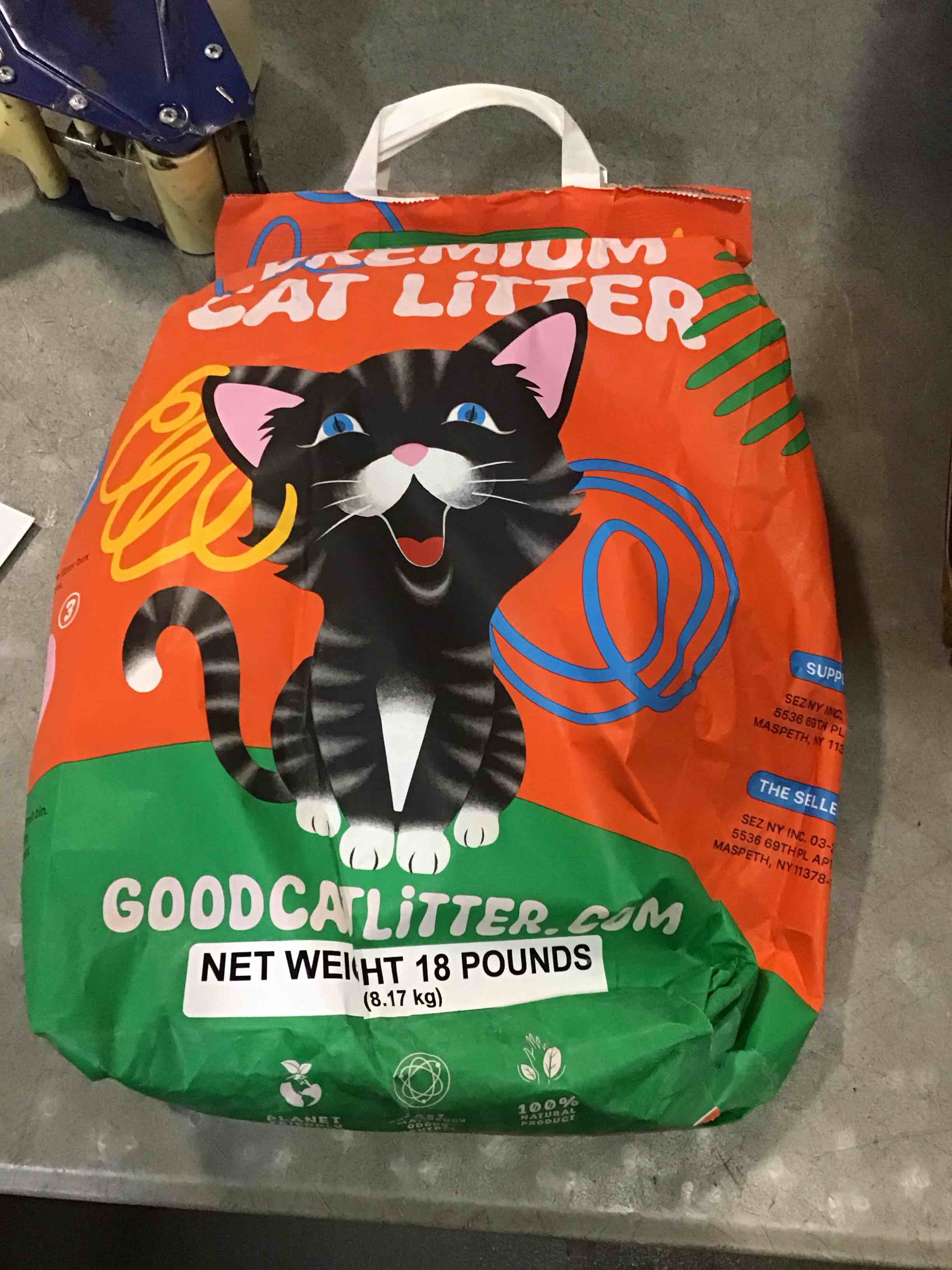 Good Cat Litter - Natural Cat Litter from Bentonite, Unscented Clumping Cat Litter 18 lbs, Ultra Absorbent, Lightweight, Odor Control & Dust Free 18lbs