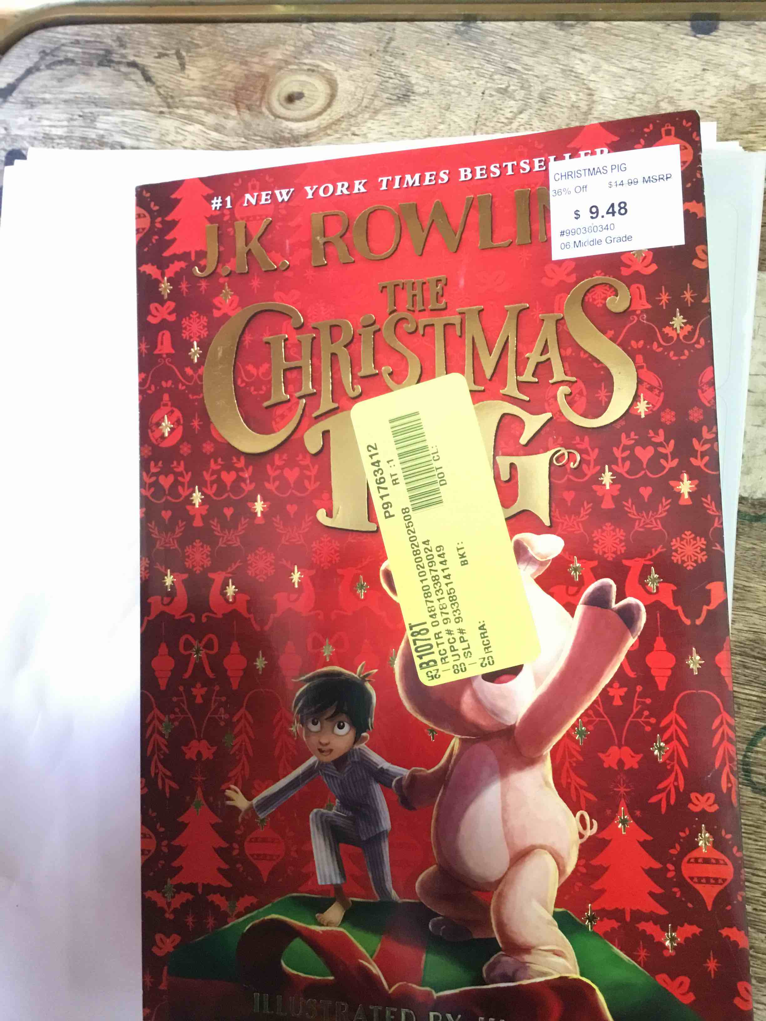 The Christmas Pig - by J K Rowling (Paperback)