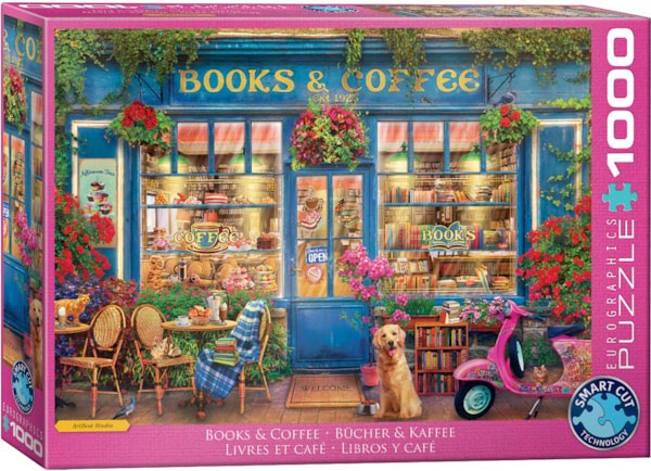 Eurographics Books & Coffee 1000-Piece Puzzle