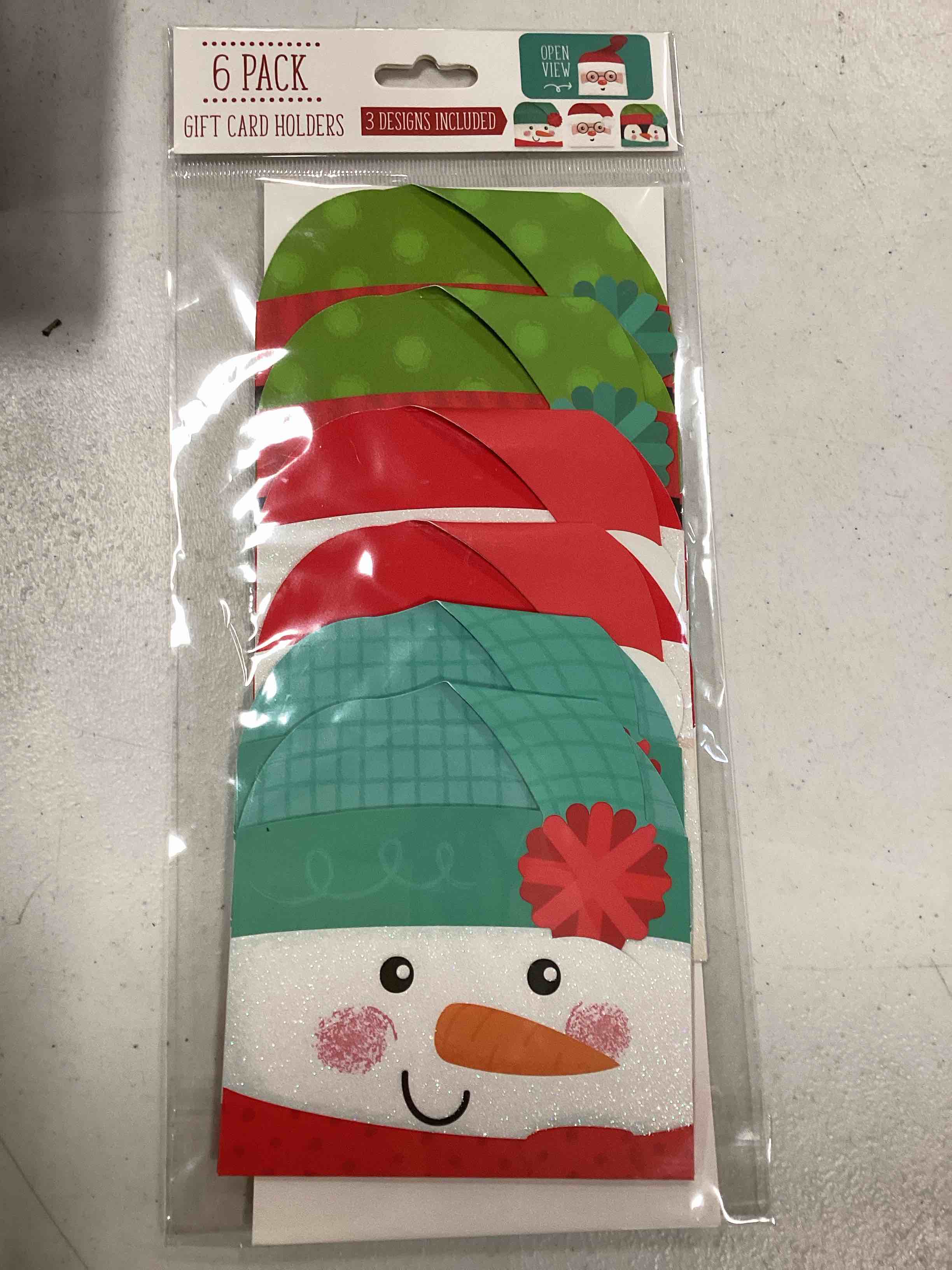 Member’s Mark 6 Pack Gift Card Holders 