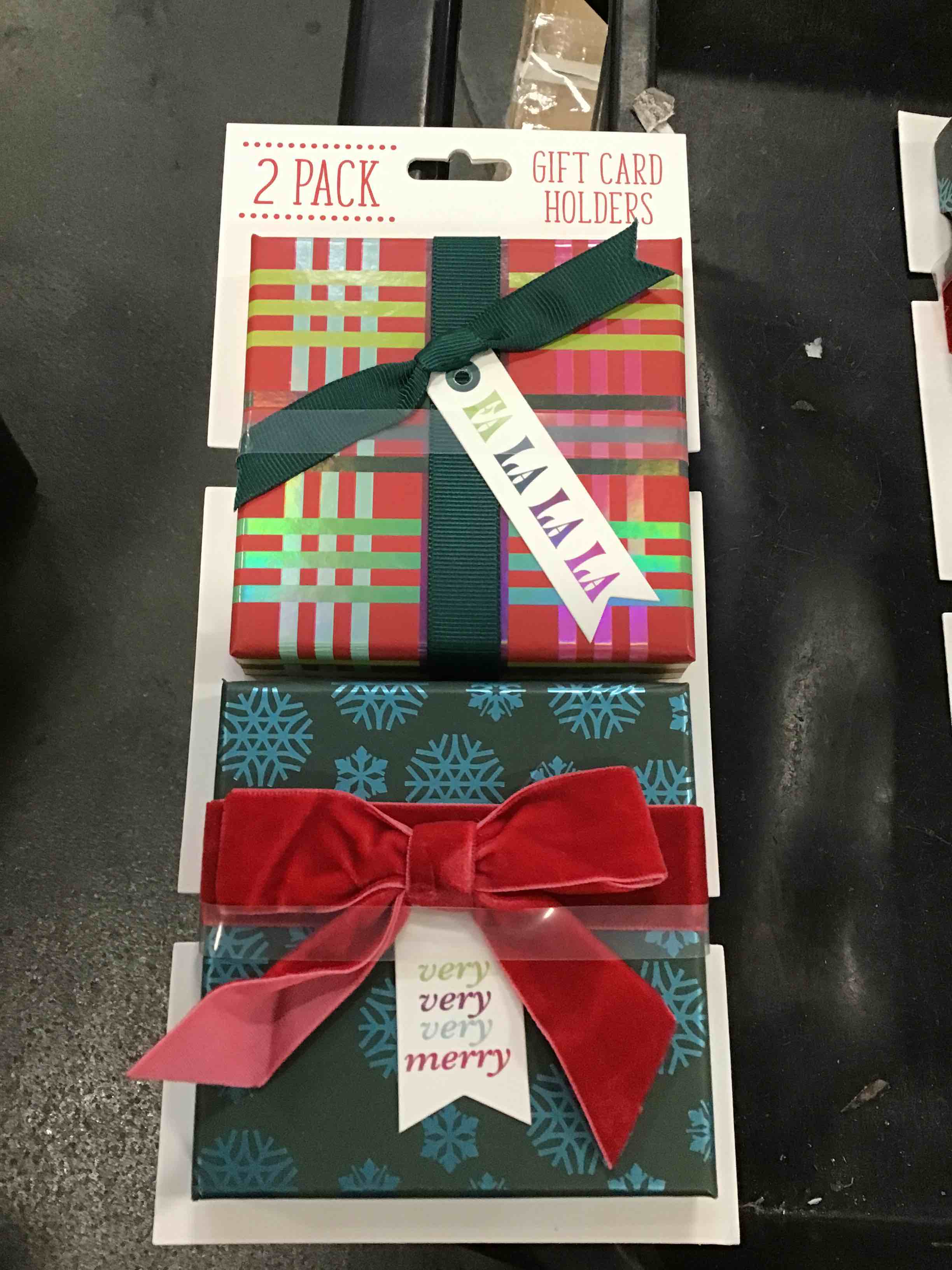 Gift Card Holders (2 pack) 
