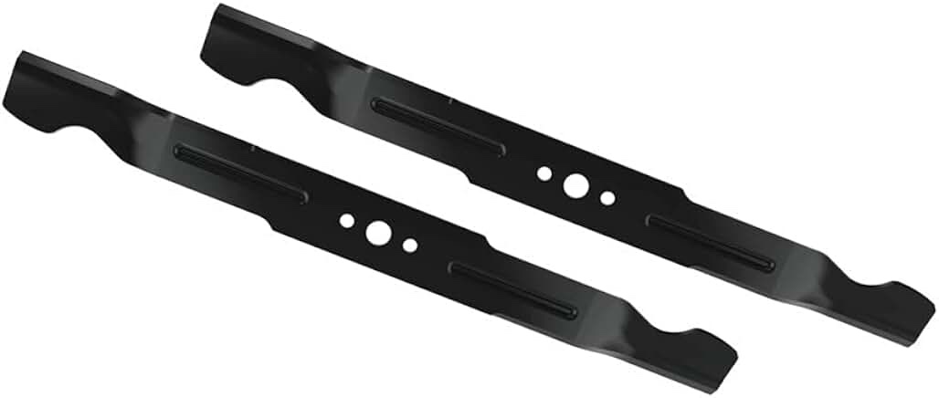 EGO Power+ AB4200D 6 ZTR Mower Replacement Blade Set for EGO 42” Z6 Zero Turn Riding Mower ZT4204L, Black