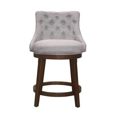 Halbrooke Wood Swivel Height Barstool Chocolate - Hillsdale Furniture