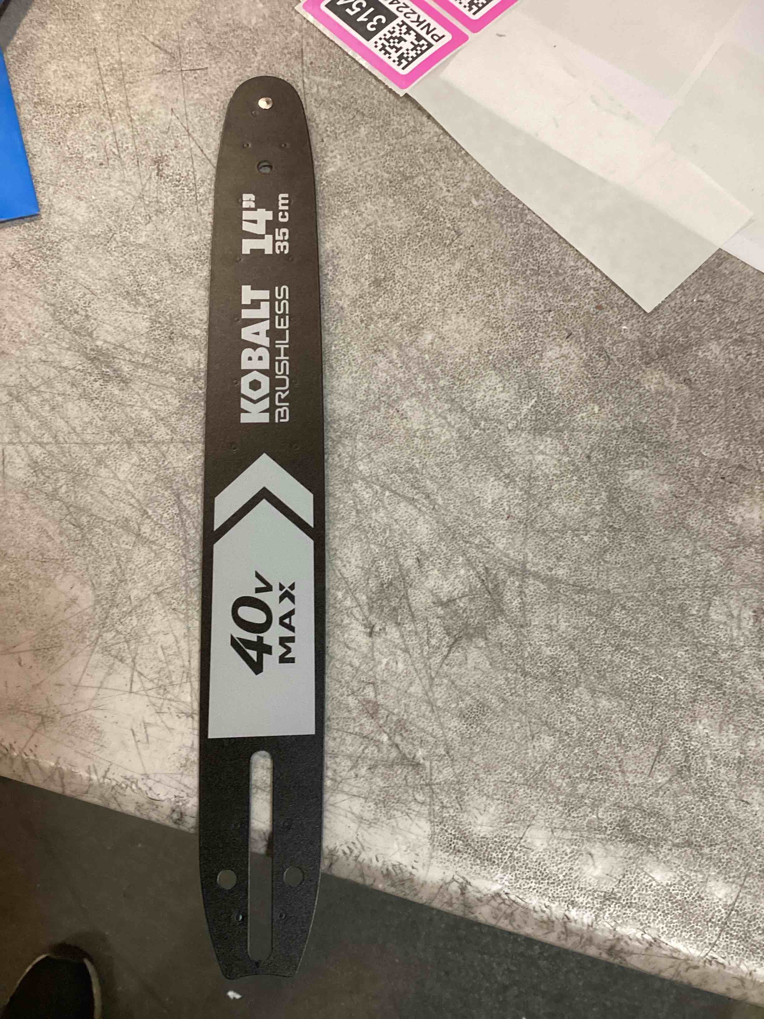 Kobalt 40V 14" Replacement Guide Bar