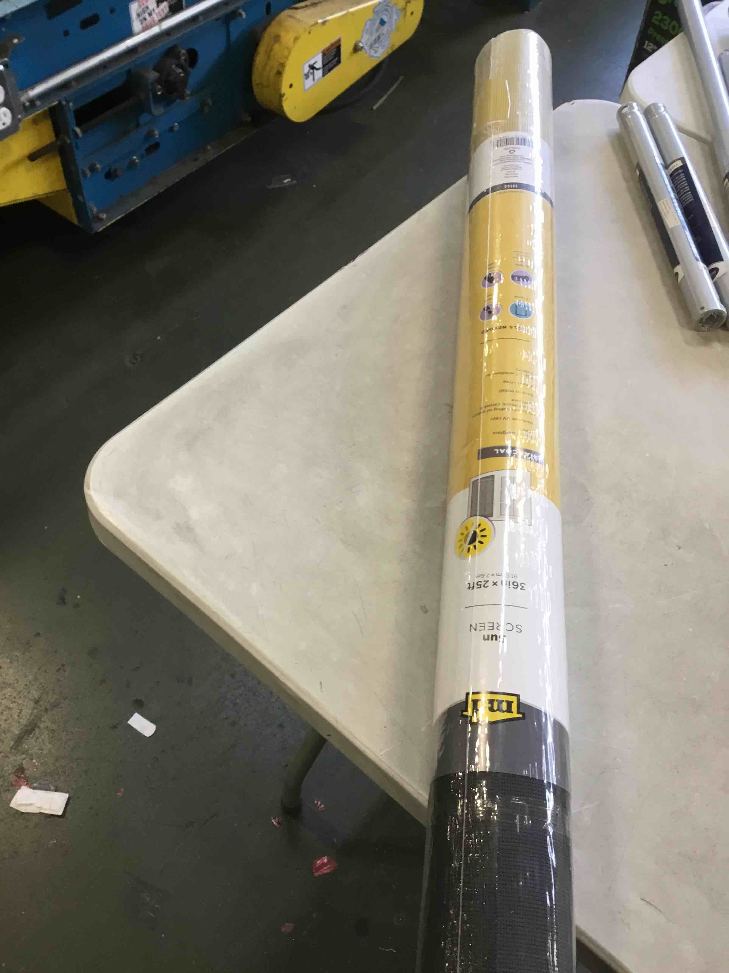 M-D Building Products 14144 36 in. x 25 ft. Charcoal Sun Screen Fiberglass