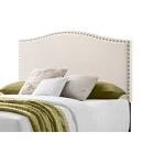 Ivey Upholstered Headboard  Queen  Beige
