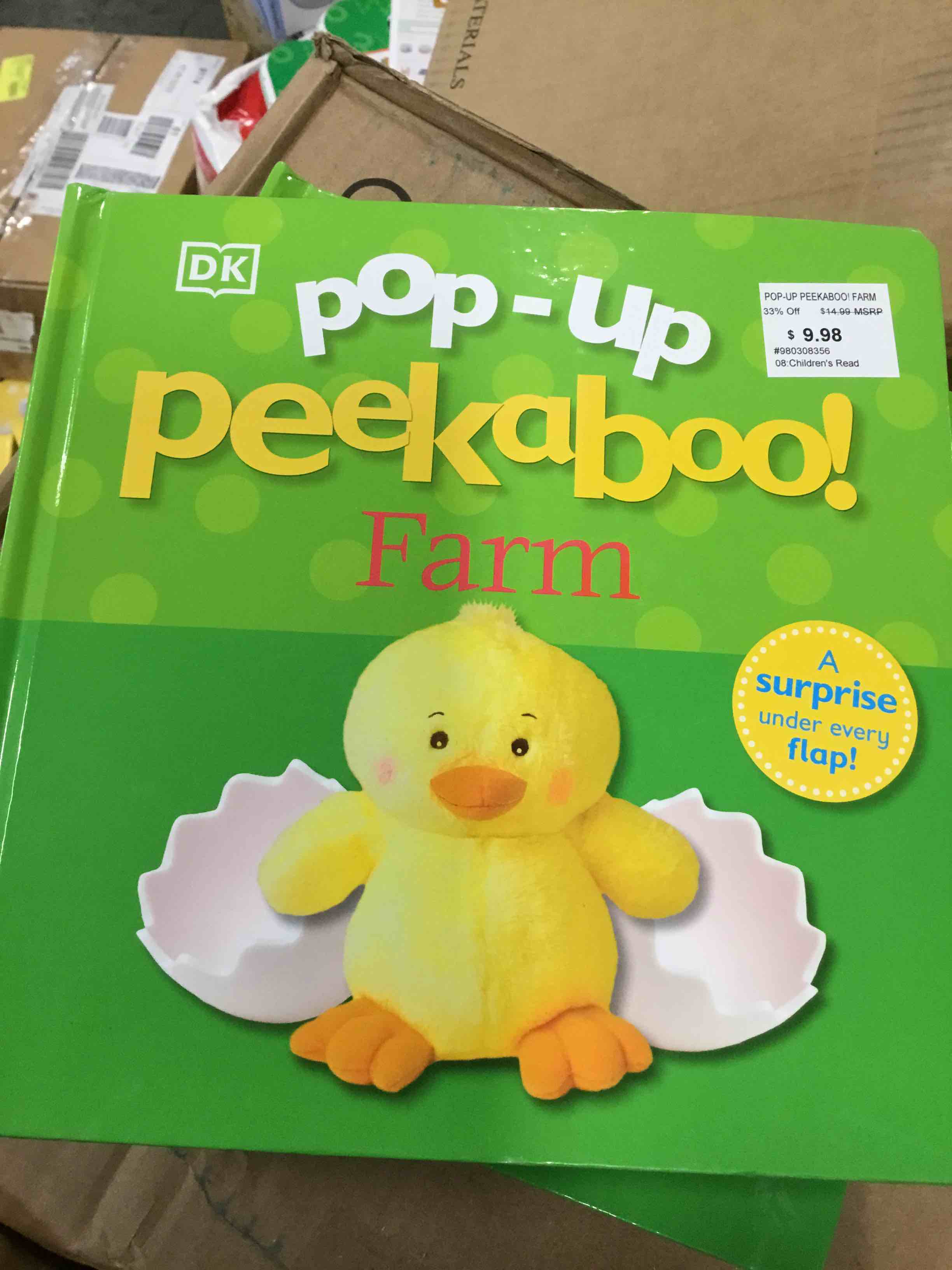 Pop-Up Peekaboo! Farm, Board Book